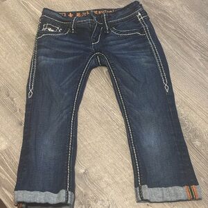 Rock Revival Cropped jeans size 24